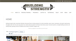 Desktop Screenshot of buildingstrength.com